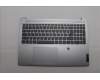Lenovo 5CB1P33452 C-Cover with keyboard, Italian, Cloud Grey, Backlight, FingerPrint, UK
