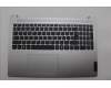 Lenovo 5CB1P41195 C-Cover with keyboard, Spanish, Cloud Grey, Non-Backlight, Non-FingerPrint, UK