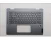 Lenovo 5CB1P74337 C-Cover with keyboard, Russian, Luna Grey, FingerPrint, US