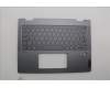 Lenovo 5CB1P74350 C-Cover with keyboard, Switzerland, Luna Grey, FingerPrint, UK