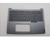 Lenovo 5CB1P85693 C-Cover with keyboard, Arabic, Luna Grey, FingerPrint, US