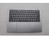 Lenovo 5CB1P89842 C-Cover with keyboard, Nordic, Cloud Grey, Backlight, UK
