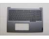 Lenovo 5CB1P85721 C-Cover with keyboard, UK English, Luna Grey, FingerPrint, UK