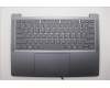 Lenovo 5CB1Q62706 C-Cover with keyboard, US English Euro, Luna Grey, Backlight, US