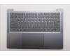 Lenovo 5CB1Q64036 C-Cover with keyboard, Hebrew, Luna Grey, Non-Backlight, US