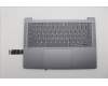 Lenovo 5CB1Q64055 C-Cover with keyboard, Belgian, Luna Grey, Backlight, UK