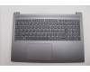 Lenovo 5CB1R07760 C-Cover with keyboard, Belgian, Luna Grey, Non-Backlight, 3CELL, UK