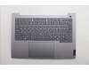 Lenovo 5CB1R08677 C-Cover with keyboard, Hebrew, Arctic Grey, Backlight, H-series, US