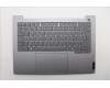 Lenovo 5CB1R08782 C-Cover with keyboard, French, Arctic Grey, Backlight, U-series, US