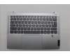 Lenovo 5CB1Q43348 C-Cover with AI keyboard, Belgian, Cloud Grey, Backlight, Fingerprint, UK