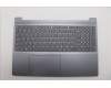 Lenovo 5CB1R08998 C-Cover with keyboard, Greek, Luna Grey, Backlight, US
