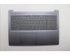 Lenovo 5CB1R22510 C-Cover with keyboard, Czech Slovakian, Luna Grey, Backlight, UK