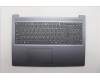 Lenovo 5CB1R26652 C-Cover with keyboard, Slovenian, Luna Grey, Non-Backlight, UK