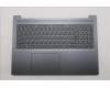Lenovo 5CB1R27607 C-Cover with keyboard, Belgian, Luna Grey, Backlight, UK