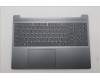 Lenovo 5CB1R27839 C-Cover with keyboard, Ukraine, Luna Grey, Backlight, US