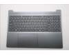 Lenovo 5CB1R27871 C-Cover with keyboard, Arabic, Luna Grey, Non-Backlight, US