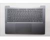 Lenovo 5CB1R29749 C-Cover with keyboard, Belgian, Luna Grey, Non-Backlight, UK