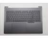 Lenovo 5CB1R61104 C-Cover with keyboard, French, Luna Grey, DIS, US