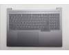Lenovo 5CB1R61130 C-Cover with keyboard, Bulgarian, Luna Grey, UMA, UK