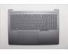 Lenovo 5CB1R61137 C-Cover with keyboard, German, Luna Grey, UMA, UK