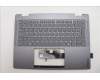 Lenovo 5CB1R61264 C-Cover with keyboard, Slovenian, Luna Grey, Non-FingerPrint, Puresight Logo, UK