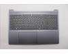 Lenovo 5CB1R30205 C-Cover with keyboard, Bulgarian, Luna Grey, Non-Backlight, UK