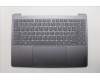 Lenovo 5CB1R61640 C-Cover with keyboard, Belgian, Luna Grey, Puresight Logo, Screw, UK