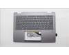 Lenovo 5CB1R61530 C-Cover with keyboard, Spanish, Luna Grey, FingerPrint, Non-Puresight Logo, UK