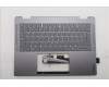 Lenovo 5CB1R61560 C-Cover with keyboard, Spanish, Luna Grey, Non-FingerPrint, Non-Puresight Logo, UK