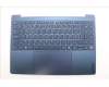 Lenovo 5CB1R61730 C-Cover with keyboard, Belgian, Cosmic Blue, Non-Puresight Logo, Screw, UK