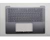 Lenovo 5CB1R68319 C-Cover with keyboard, Slovenian, Luna Grey, Puresight Logo, UK