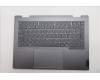 Lenovo 5CB1R70690 C-Cover with keyboard, Czech Slovakian, Luna Grey, Backlight, UK