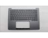 Lenovo 5CB1R71068 C-Cover with keyboard, Portuguese, Luna Grey, UK