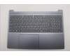 Lenovo 5CB1R08988 C-Cover with keyboard, Belgian, Luna Grey, Backlight, UK