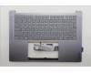 Lenovo 5CB1R71118 C-Cover with keyboard, US English Euro, Luna Grey, US
