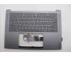 Lenovo 5CB1R71122 C-Cover with keyboard, Arabic, Luna Grey, US