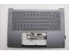 Lenovo 5CB1R71134 C-Cover with keyboard, German, Luna Grey, UK