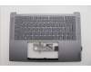 Lenovo 5CB1R71140 C-Cover with keyboard, Switzerland, Luna Grey, UK