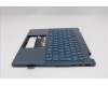 Lenovo 5CB1R71272 C-Cover with keyboard, German, Tidal Teal, Non-FingerPrint, Puresight Logo, UK