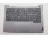 Lenovo 5CB1S00181 C-Cover with keyboard, English, Arctic Grey, Backlight, U-series, US