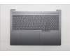 Lenovo 5CB1R91580 C-Cover with keyboard, Belgian, Luna Grey, DIS, UK