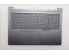Lenovo 5CB1R91586 C-Cover with keyboard, French, Luna Grey, DIS, US