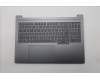 Lenovo 5CB1R91592 C-Cover with keyboard, Hungarian, Luna Grey, DIS, UK