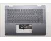 Lenovo 5CB1S01171 C-Cover with keyboard, UK English, Luna Grey, Backlight, Non-FingerPrint, UK