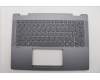 Lenovo 5CB1S01183 C-Cover with keyboard, German, Luna Grey, Backlight, Non-FingerPrint, UK