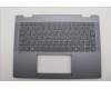 Lenovo 5CB1S02767 C-Cover with keyboard, US English Euro, Luna Grey, Backlight, Non-FingerPrint, US