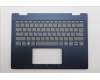 Lenovo 5CB1S02874 C-Cover with keyboard, Hebrew, Cosmic Blue, Backlight, Non-FingerPrint, US