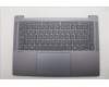 Lenovo 5CB1S11881 C-Cover with keyboard, UK English, Luna Grey, Backlight, UK