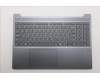 Lenovo 5CB1S05146 C-Cover with keyboard, US English Euro, Luna Grey, Non-Backlight, FingerPrint, US