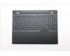Lenovo 5CB1S31069 C-Cover with keyboard, German, Eclipse Black, White Backlight, Painting, UK